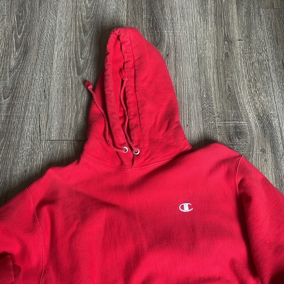 Champion Reverse Weave Hoodie - C Logo - Picture 2 of 5